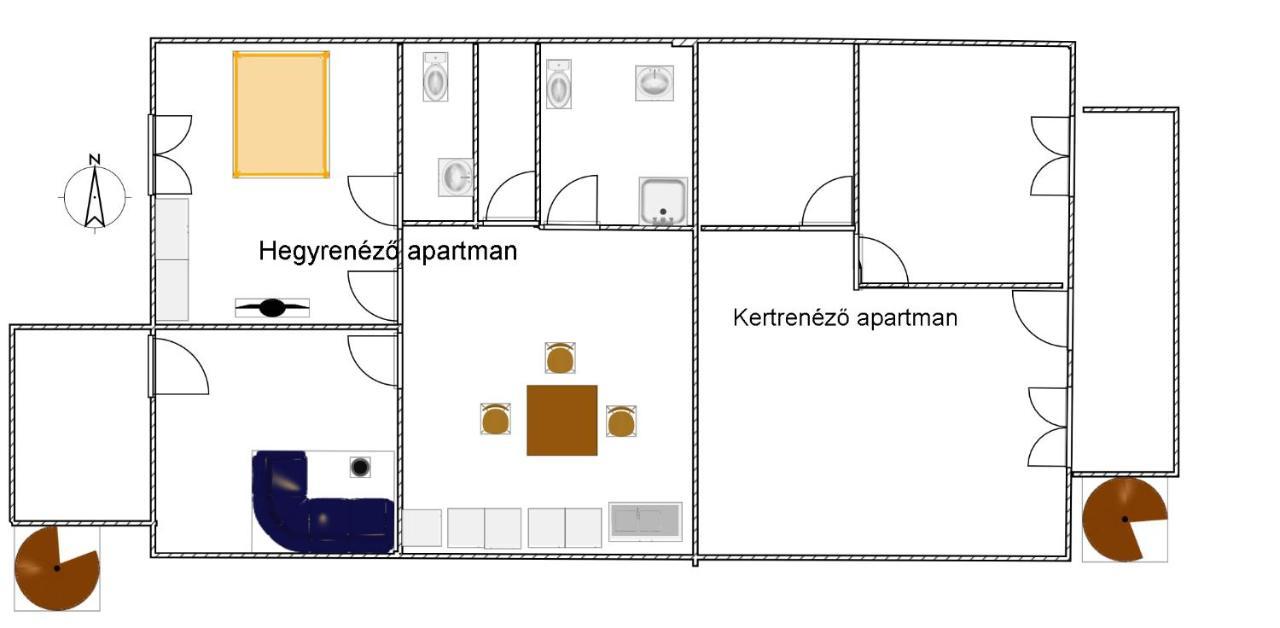 Apartament Bella Badacsony Apartmanhaz Badacsonytomaj Zewnętrze zdjęcie